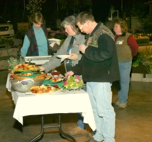 Catered hot breakfast